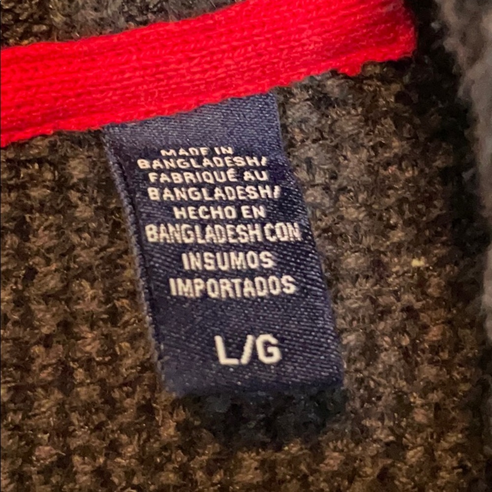 Cozy Cotton Winter 1/4 Zip Sweater (L) - Picture 6 of 9